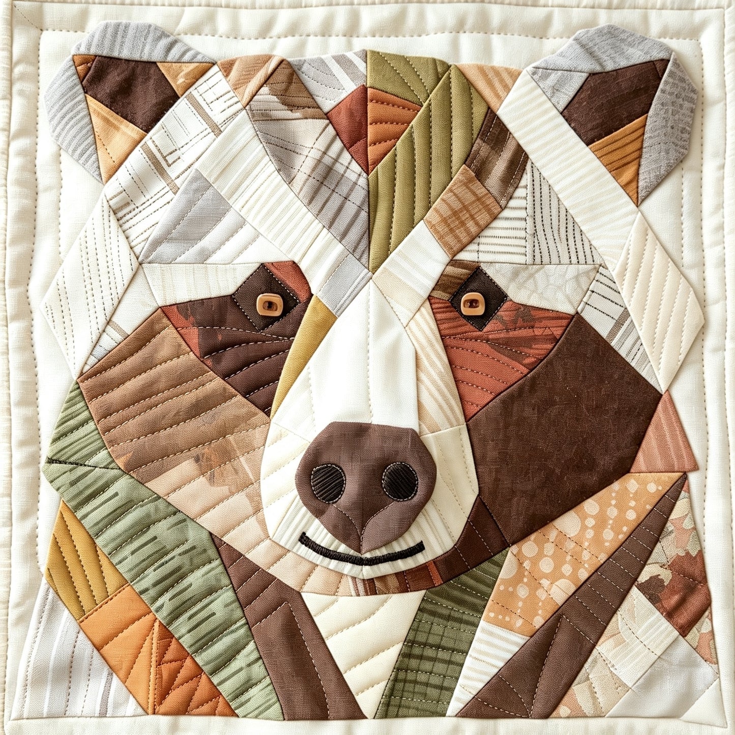 Bear Patchwork: Complete Tutorial Book Set | DIY Quilt Pattern Guide