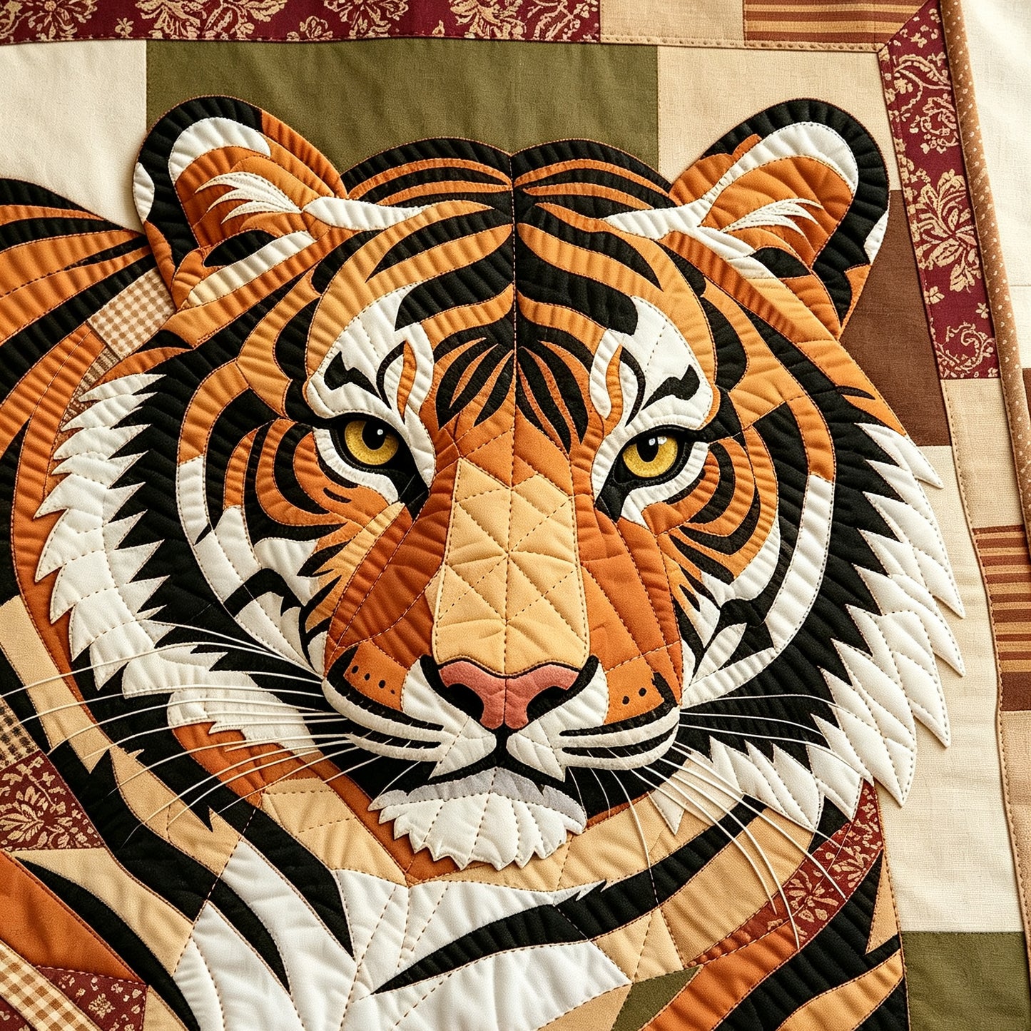 Tiger Patchwork: Complete Tutorial Book Set | DIY Quilt Pattern Guide