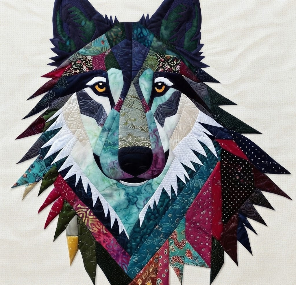 wolf Patchwork: Complete Tutorial Book Set | DIY Quilt Pattern Guide
