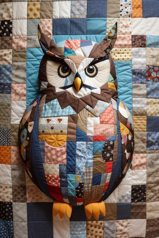 Owl Template for Sewing , Patchwork Template