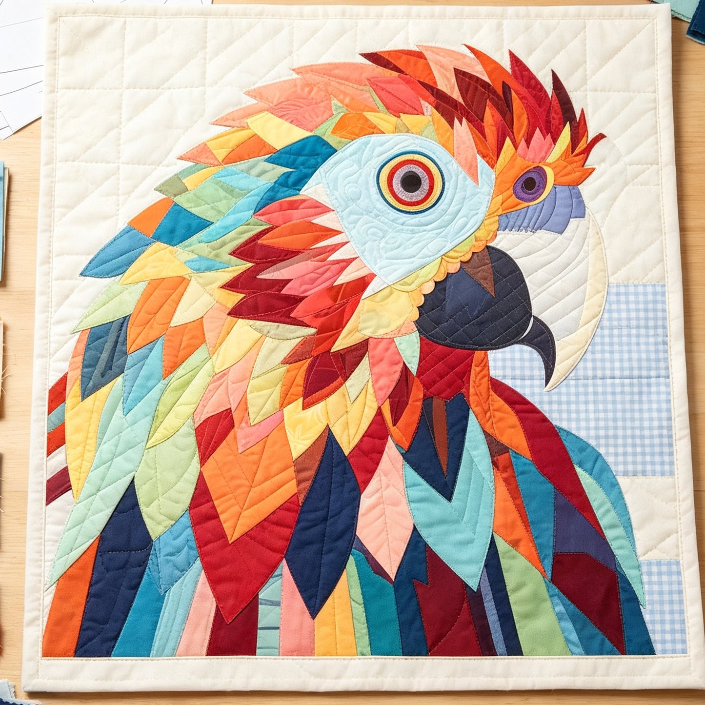 Parrot Patchwork: Complete Tutorial Book Set | DIY Quilt Pattern Guide